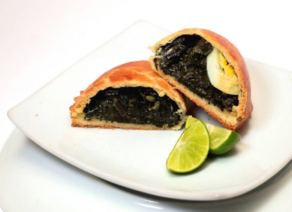 Empanada de acelga con huevo